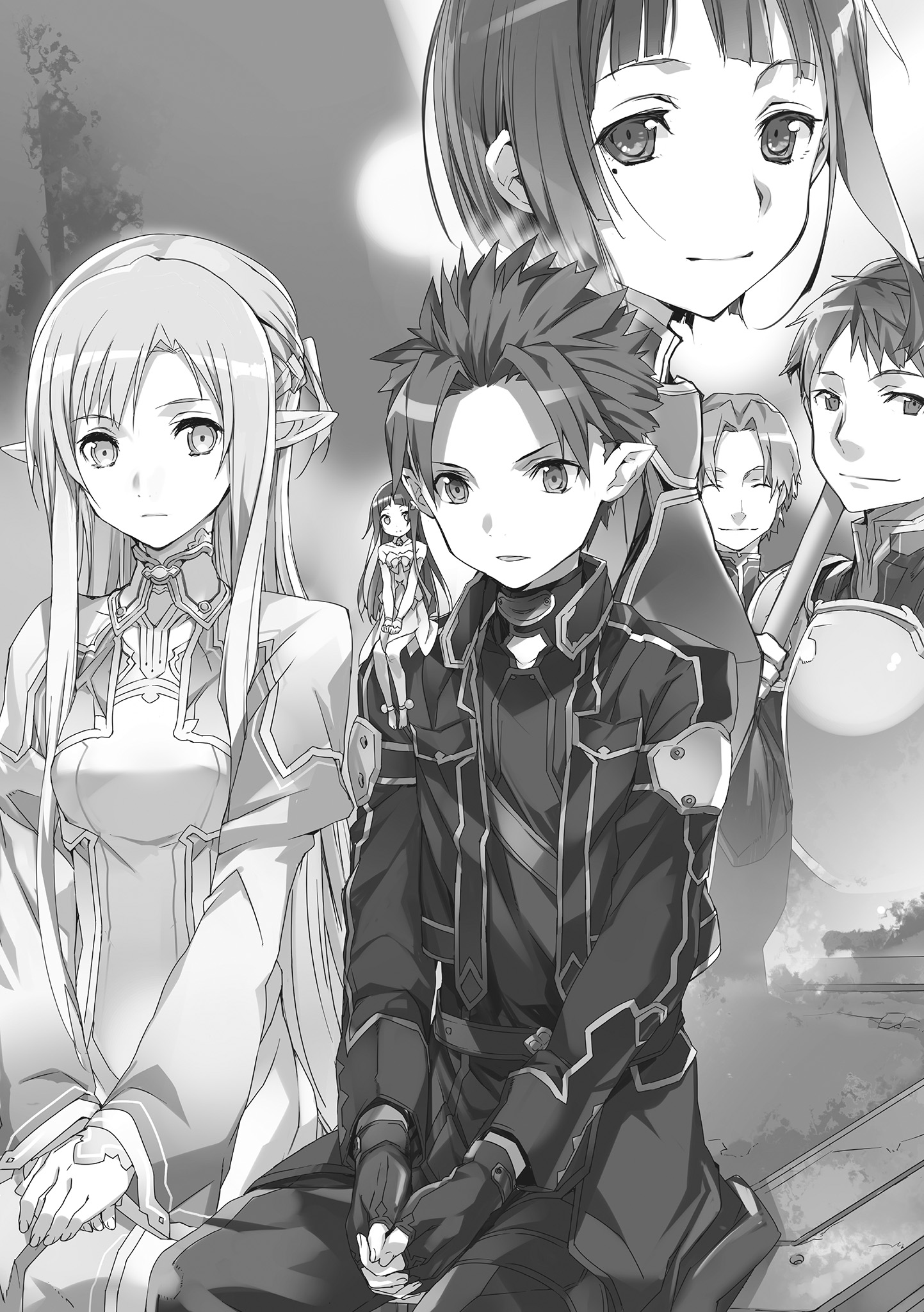 abec sword art online asuna (sword art online) kirito sachi (sword art